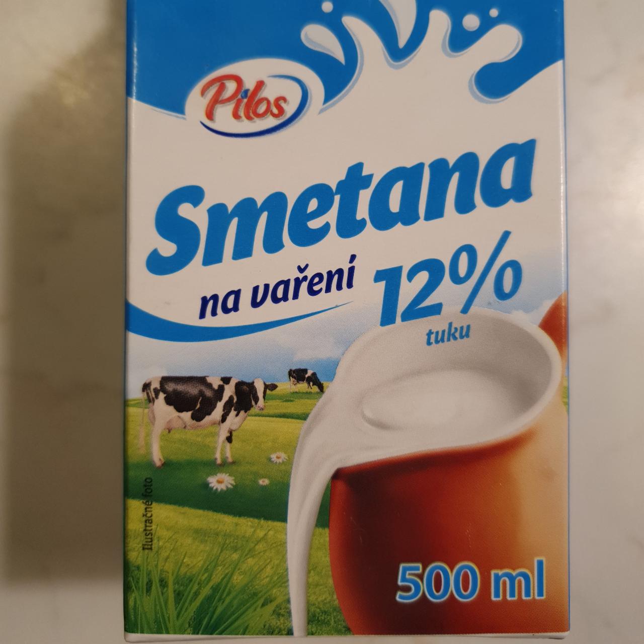 Fotografie - Smetana na vaření 12% tuku Pilos