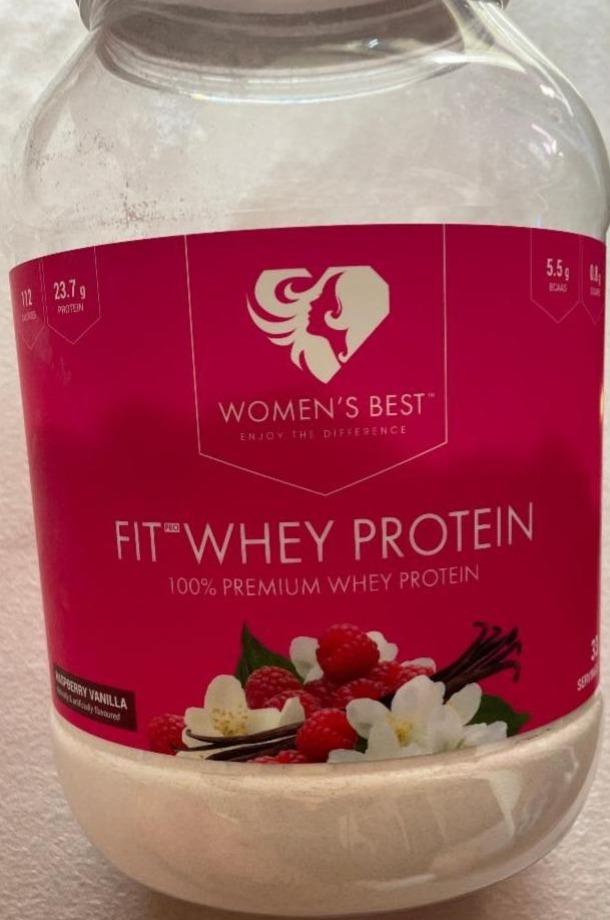 Fotografie - Fit Whey Protein Raspberry Vanilla Women’s Best