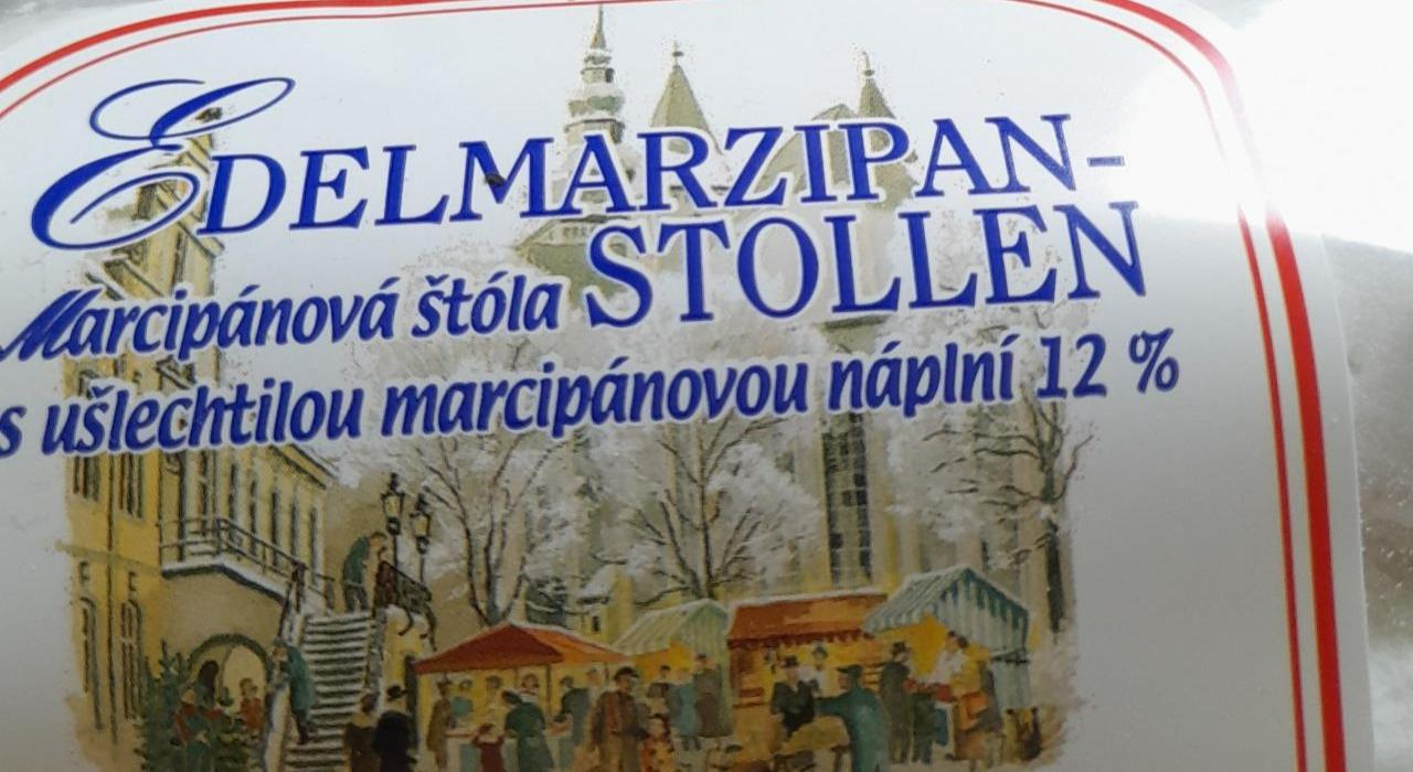 Fotografie - Edelmarzipan-stollen, marcipánová štóla s ušlechtilou marcipánovou náplní 12%