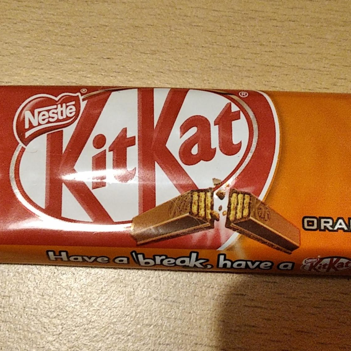 Fotografie - Kit Kat Orange flavoured Nestlé