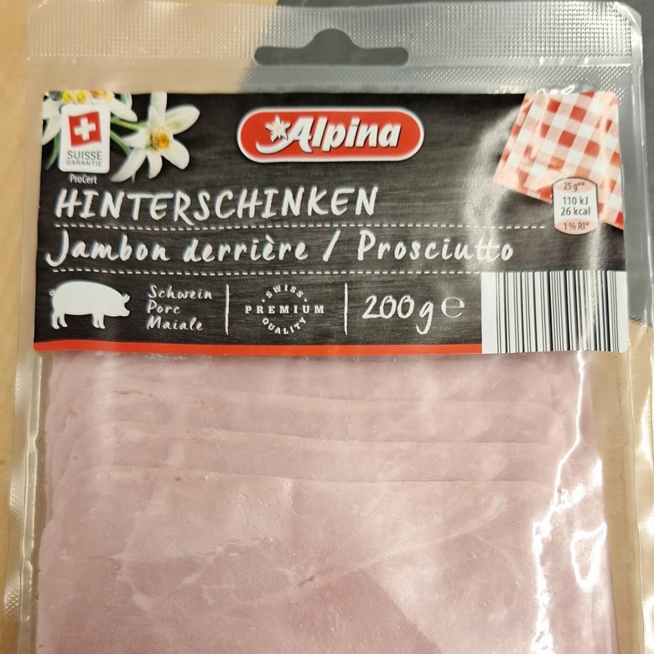 Fotografie - Hinterschinken Alpina