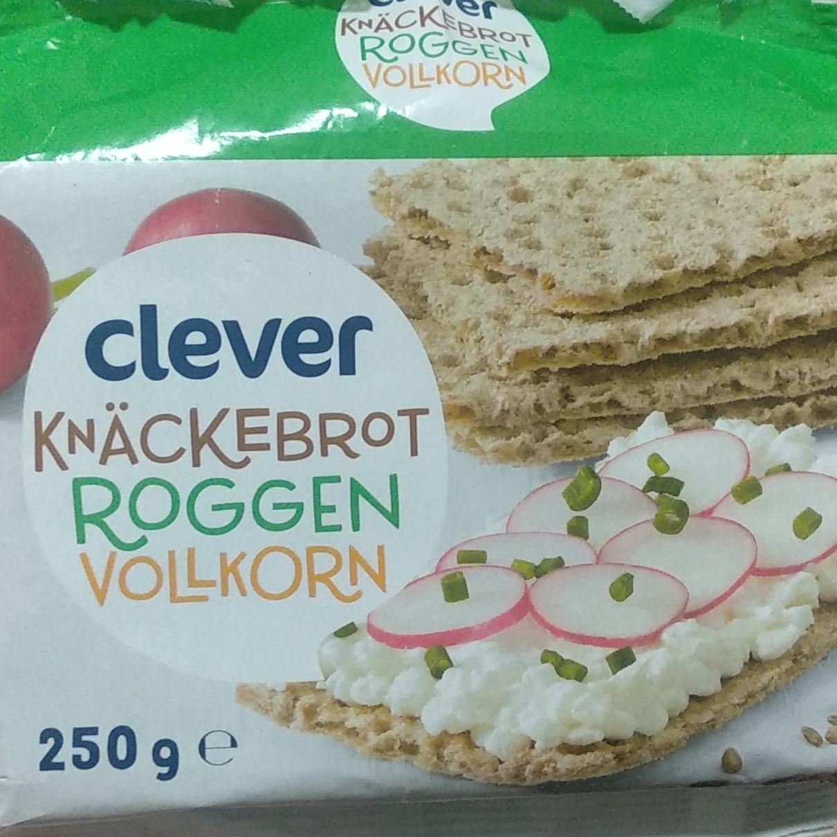 Fotografie - Knäckebrot Roggen Vollkorn Clever