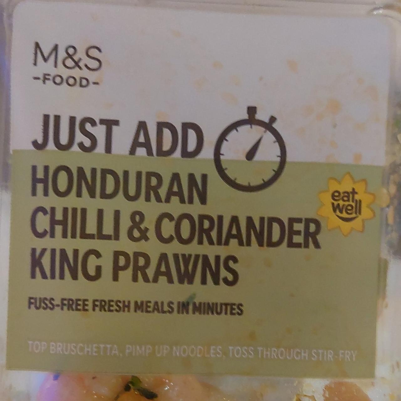 Fotografie - Honduran Chilli & Coriander King Prawns M&S Food