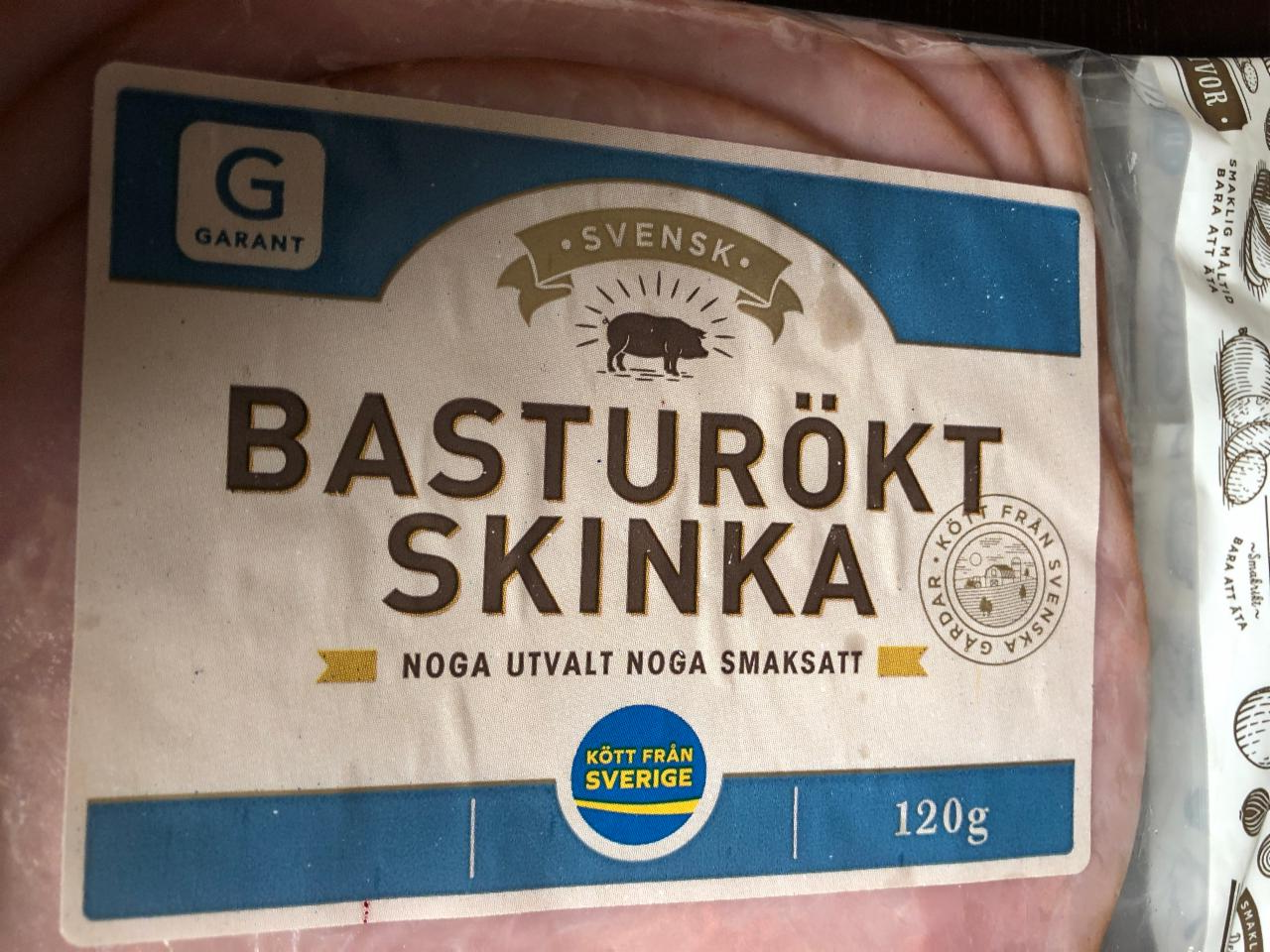 Fotografie - Basturökt skinka Garant