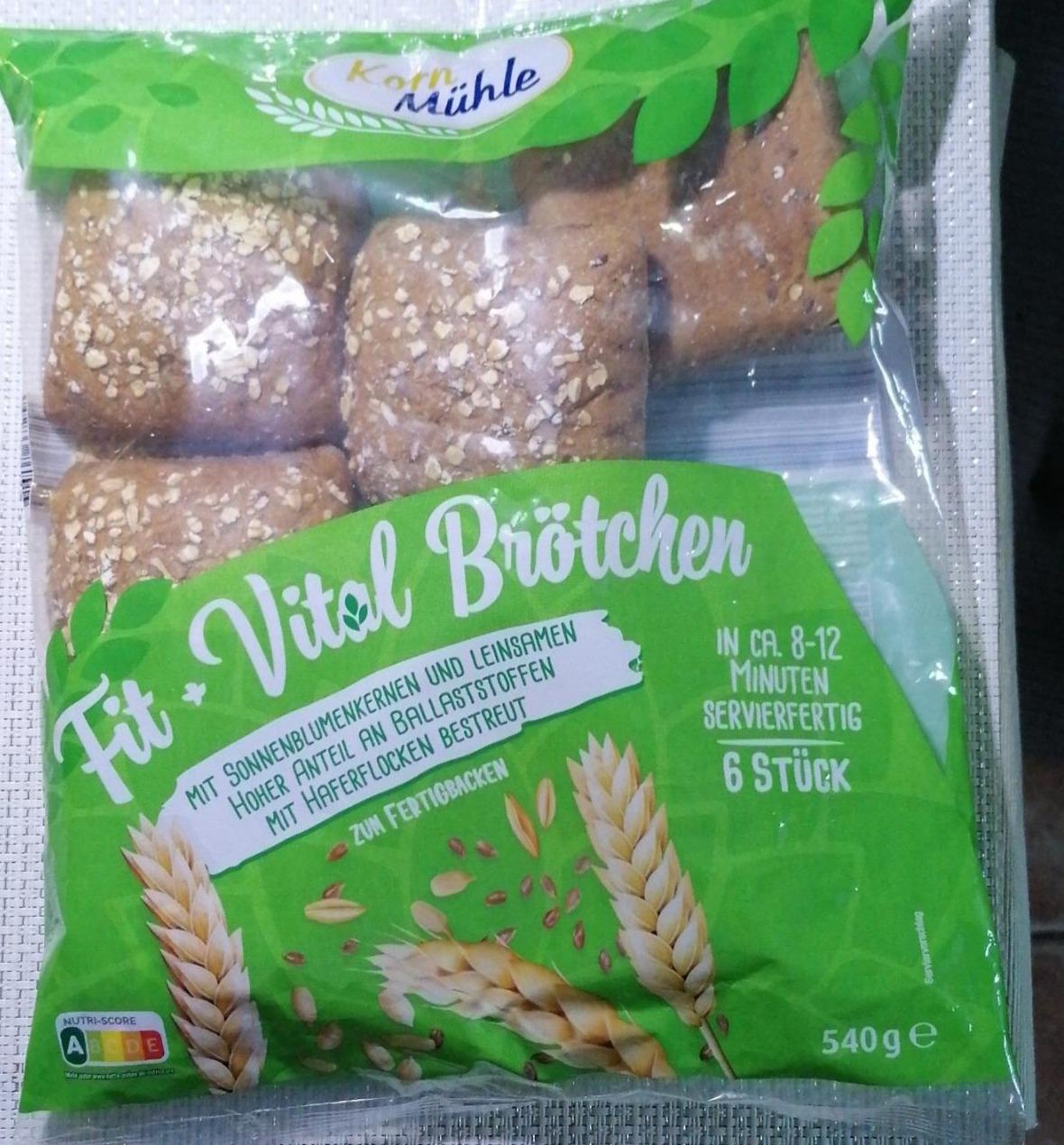 Fotografie - Fit+Vital Brötchen Korn Mühle