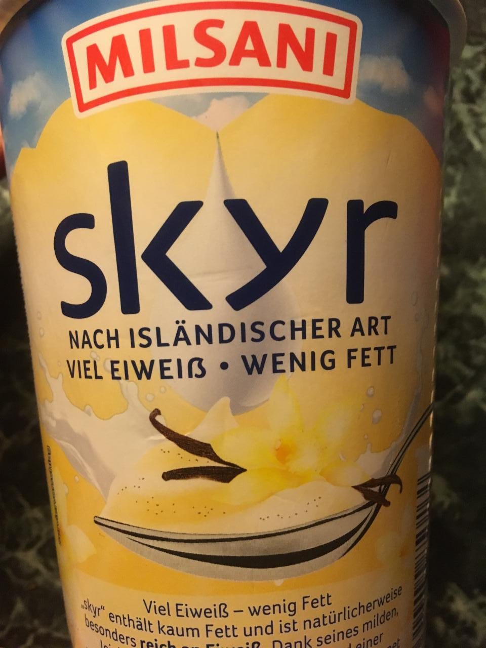 Fotografie - Skyr nach isländischer art viel eiweiß wenig fett Bourbon vanille Milsani