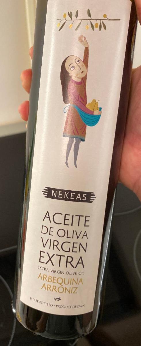 Fotografie - Aceite de oliva virgen extra Nekeas