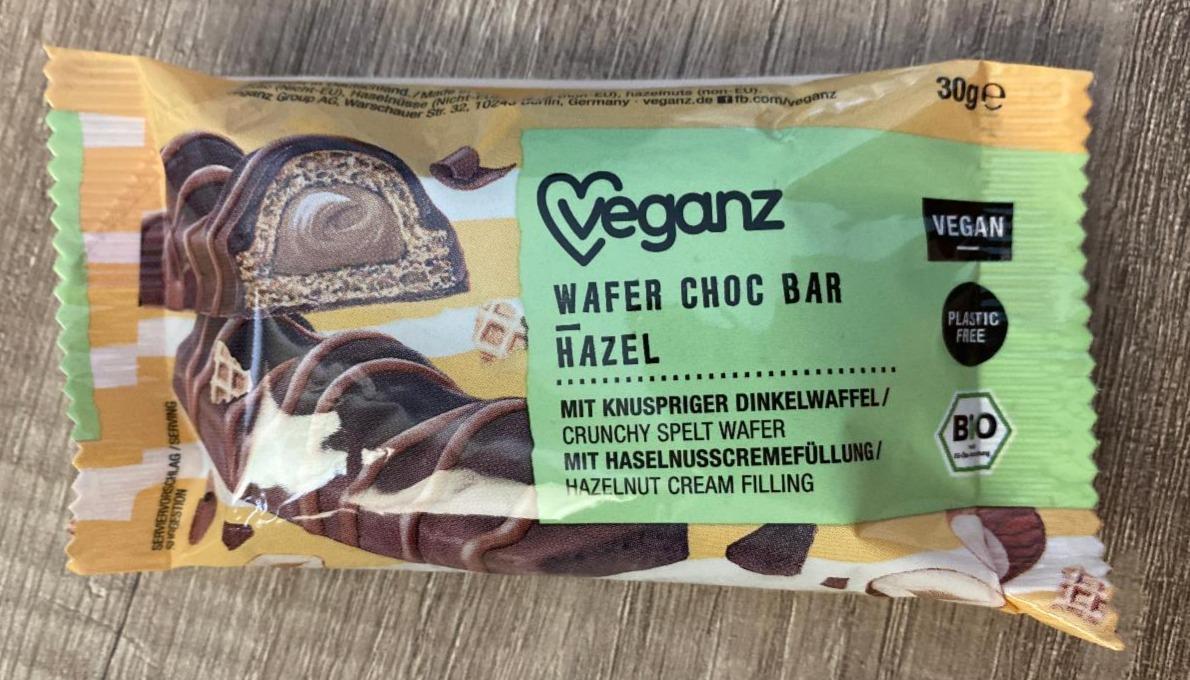 Fotografie - Bio Wafer Choc Bar Hazel Veganz