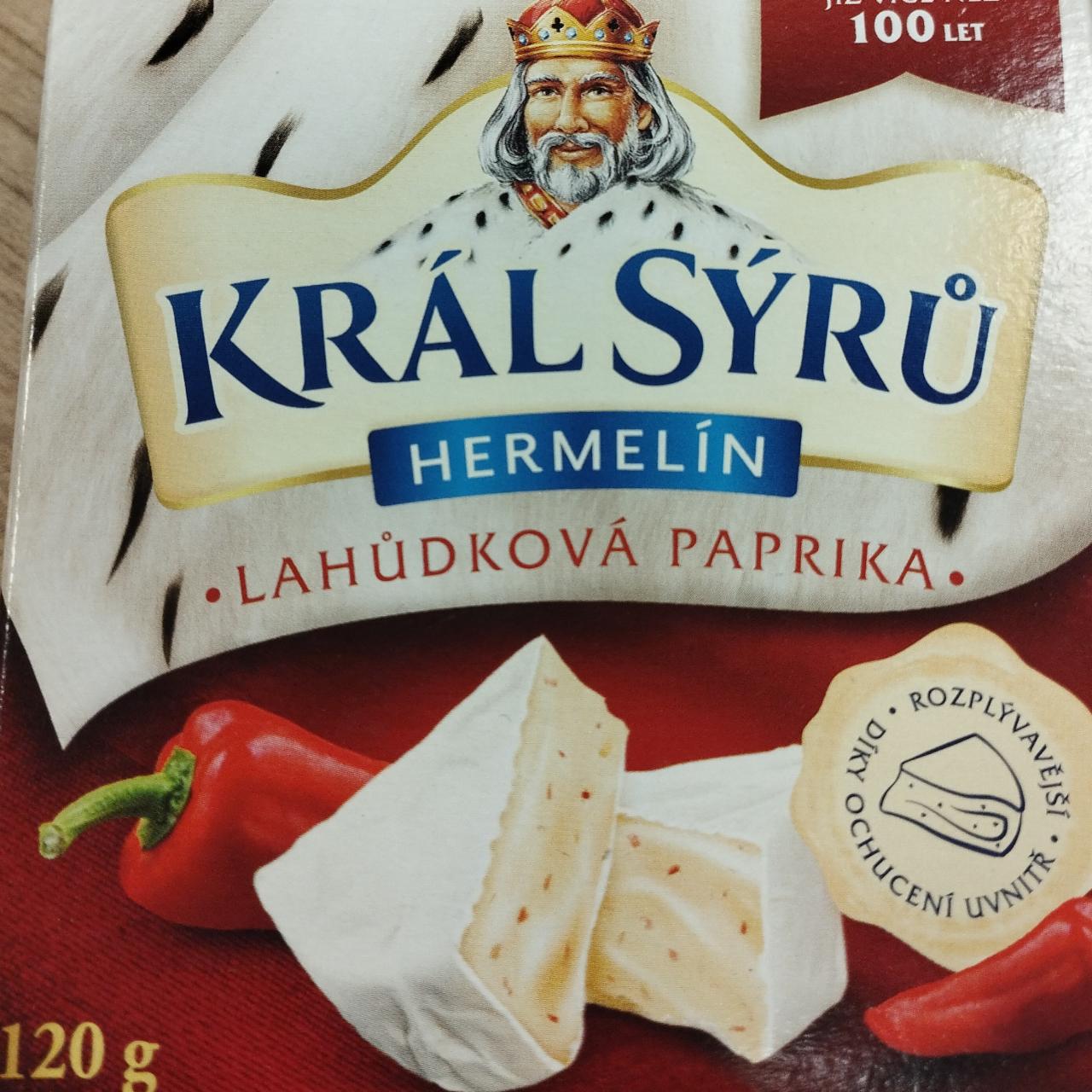 Fotografie - Hermelín lahůdková paprika Král Sýrů