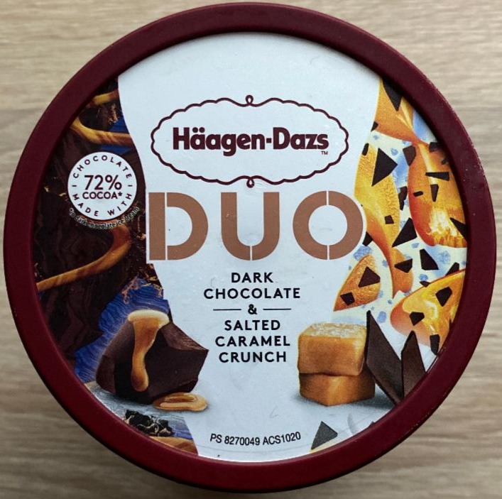 Fotografie - DUO Haagen Dazs Dark Chocolate & Salted Caramel Crunch