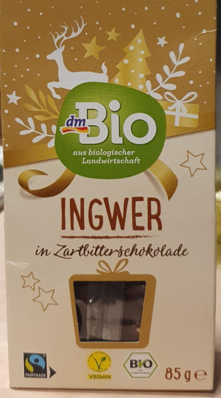 Fotografie - Ingwer in Zartbitterschokolade dmBio