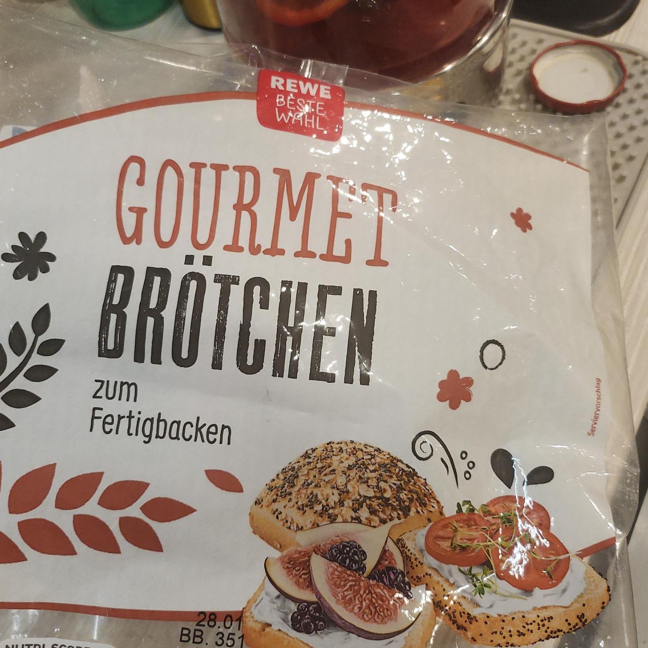 Fotografie - Gourmet Brötchen zum Fertigbacken Rewe beste wahl