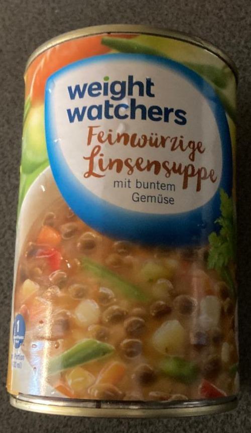 Fotografie - Feinwürzige Linsensuppe mit buntem Gemüse Weight Watchers