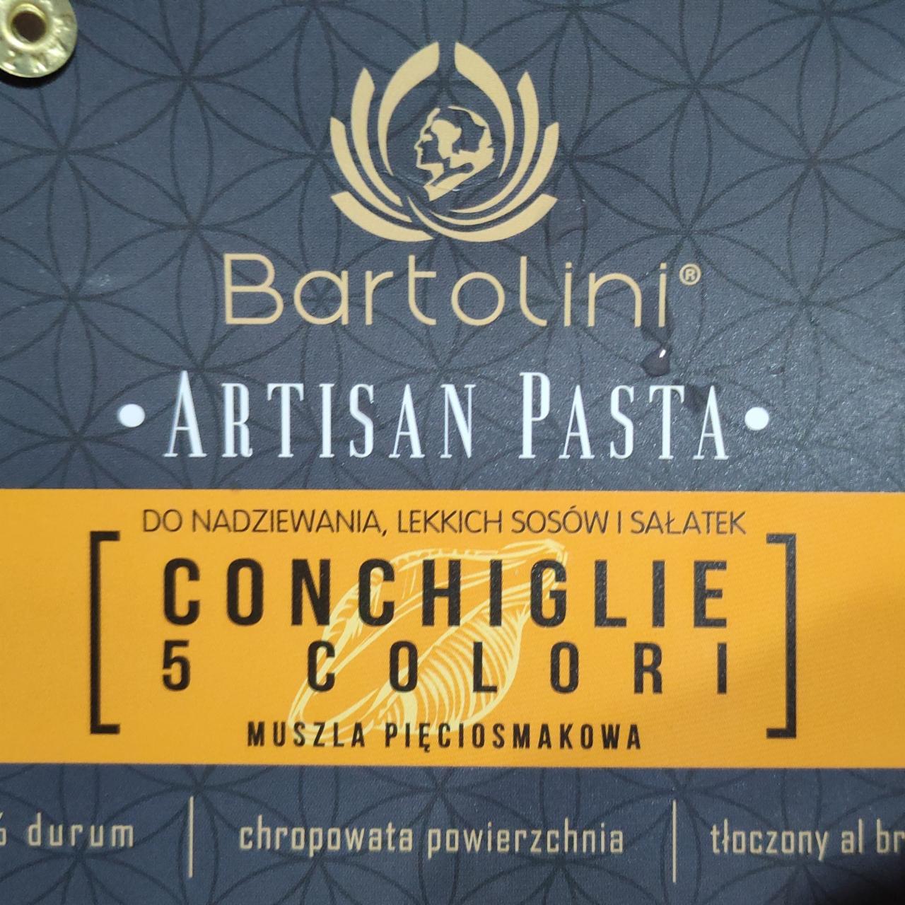 Fotografie - Artisan pasta conchiglie 5 colori Bartolini