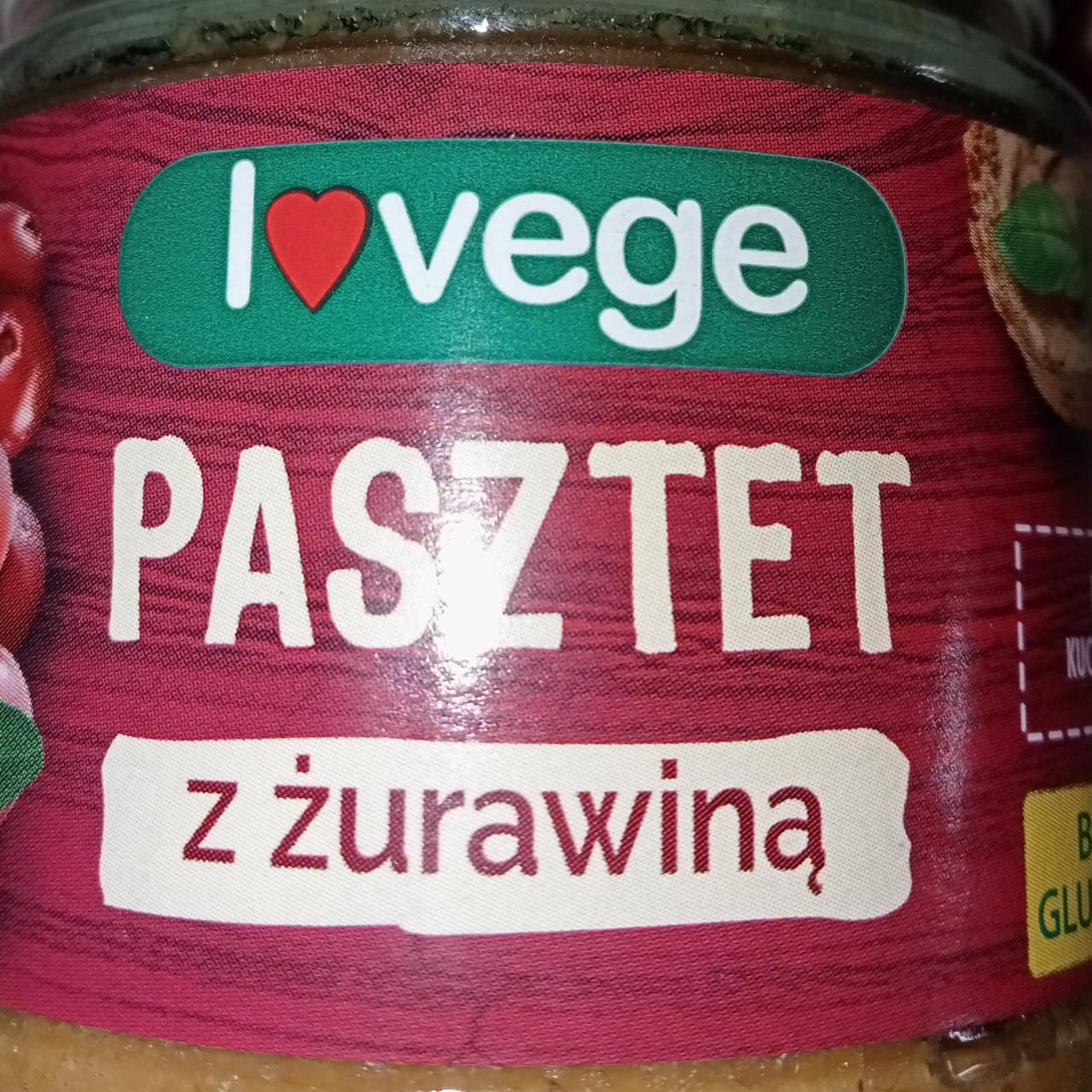 Fotografie - Pasztet z żurawiną I love vege