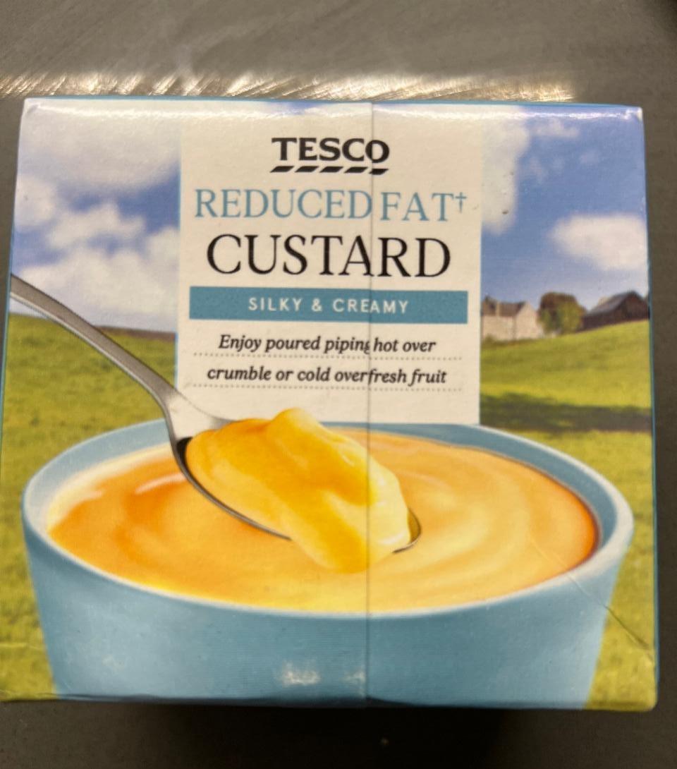 Fotografie - Reduced fat custard Tesco