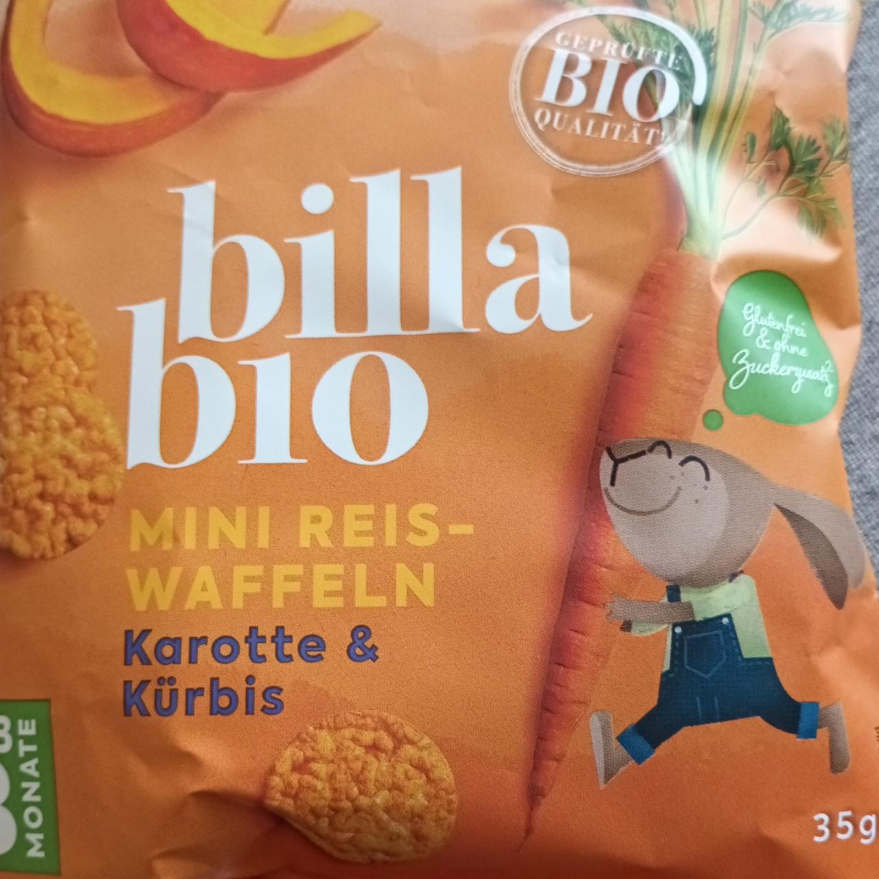 Fotografie - Mini Reiswaffeln Karotte & Kürbis Billa Bio