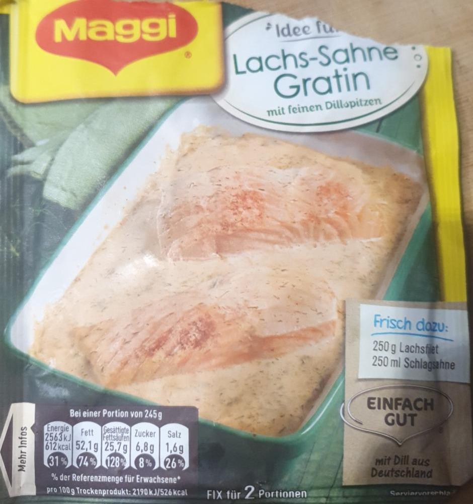 Fotografie - Idee für Lachs-Sahne Gratin Maggi