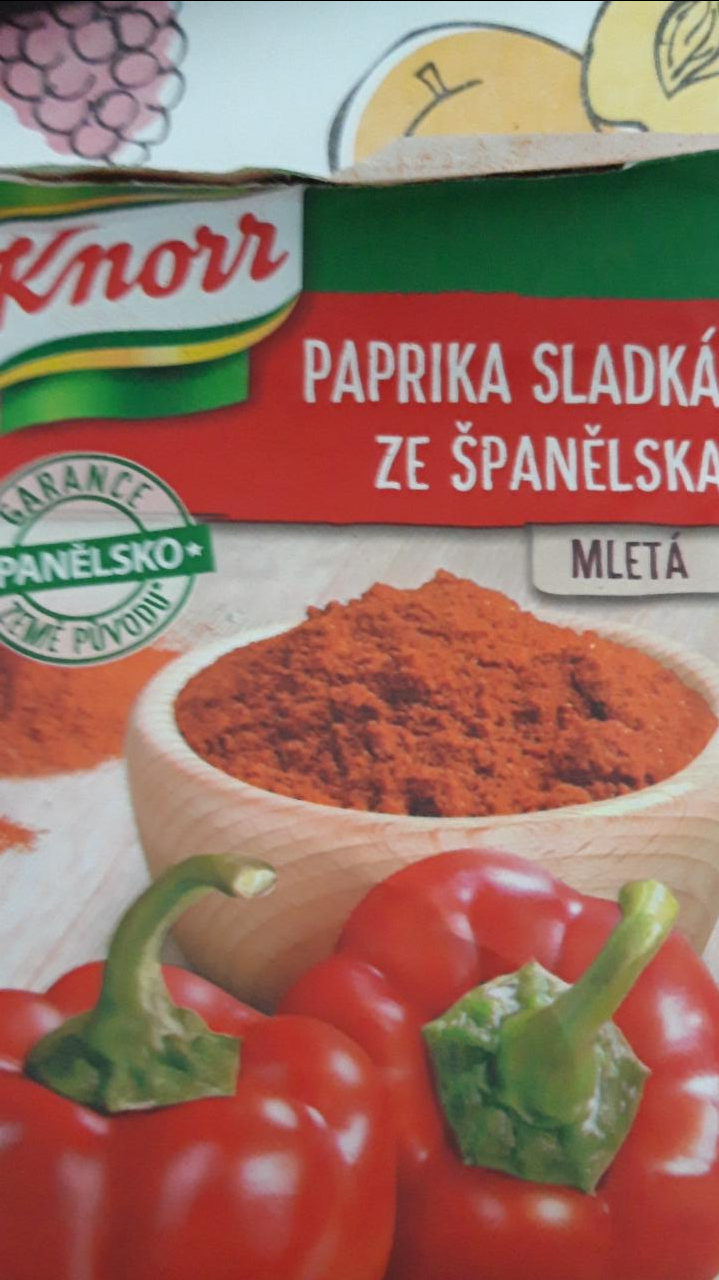 Fotografie - Sladká paprika ze Španělska Knorr