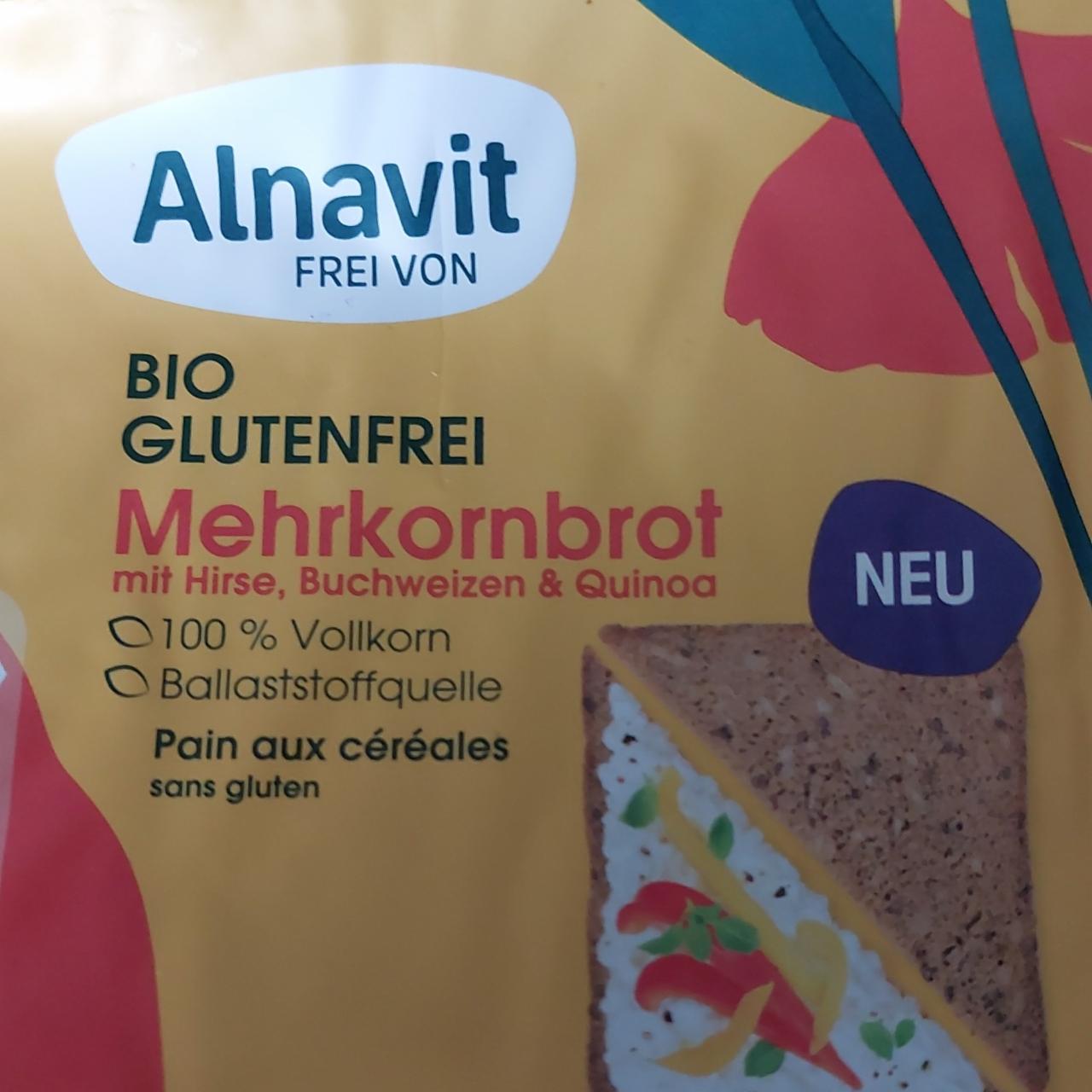 Fotografie - Bio Glutenfrei Mehrkornbrot Alnavit