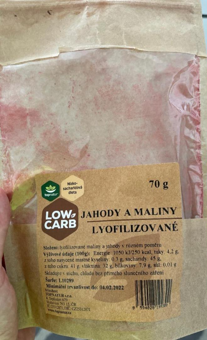 Fotografie - Low Carb Jahody a Maliny lyofilizované Topnatur