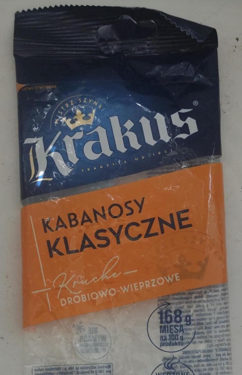 Fotografie - Kabanosy klasyczne drobiowo-wieprzowe Krakus