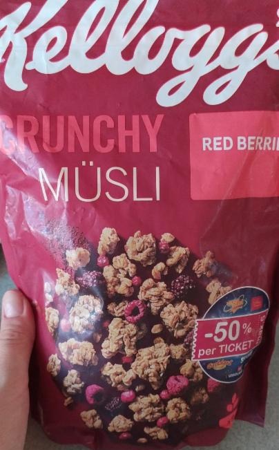 Fotografie - Crunchy müsli red berries Kellogg's