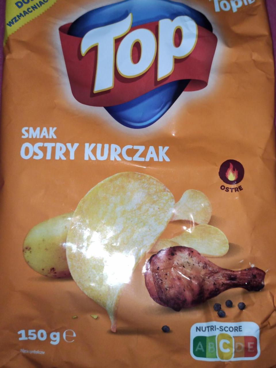 Fotografie - Chipsy o smaku ostrego kurczaka Top