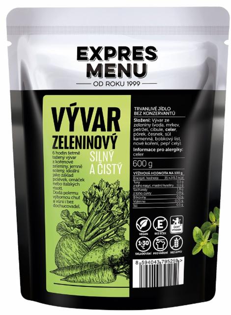 Fotografie - Vývar zeleninový Expres menu