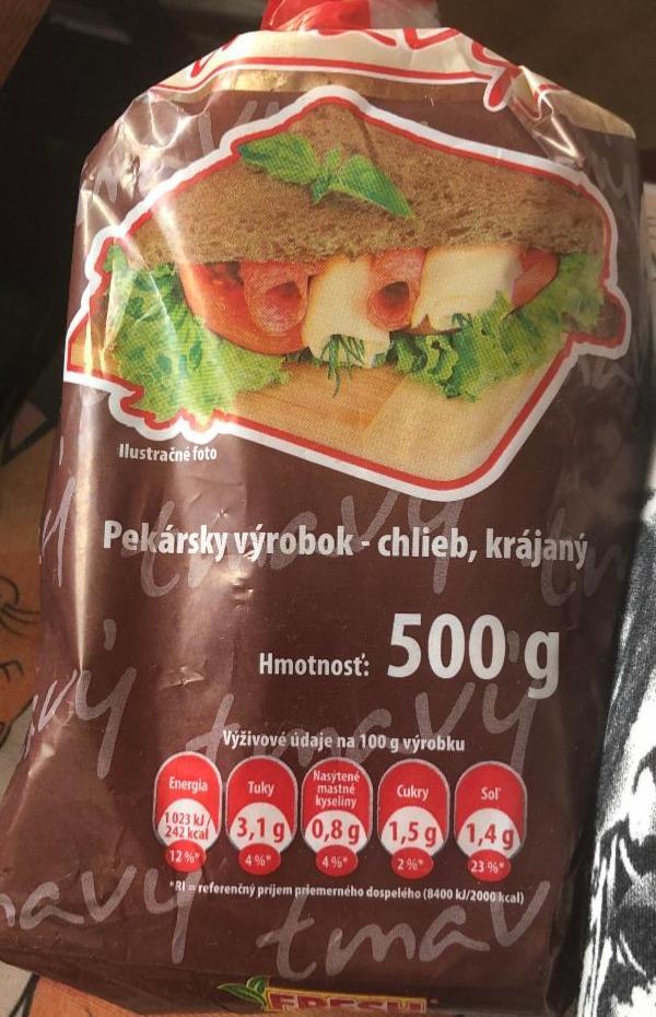 Fotografie - Fresh toastový chléb tmavý