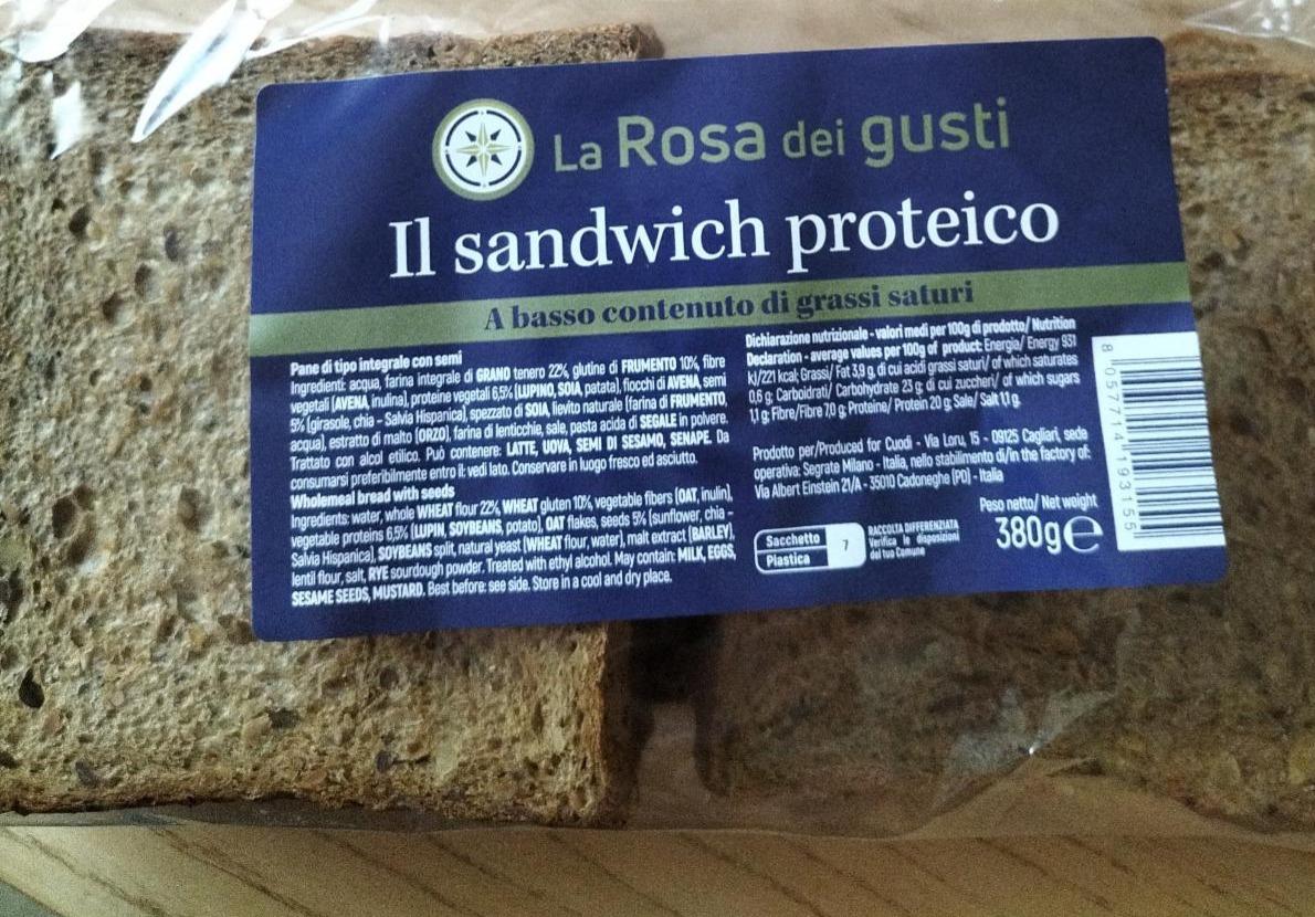 Fotografie - SANDWICH PROTEICO La Rosa dei gusti