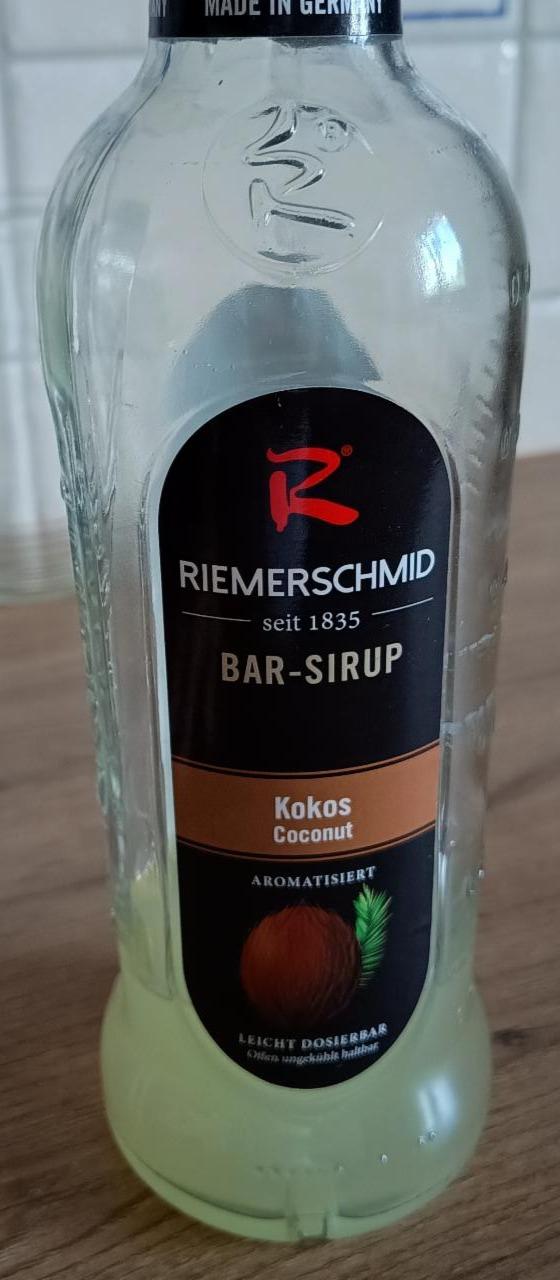 Fotografie - Bar-Sirup Kokos Riemerschmid