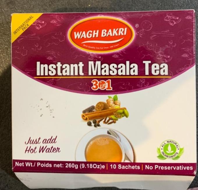 Fotografie - Instant Masala Tea Wagh Bakri