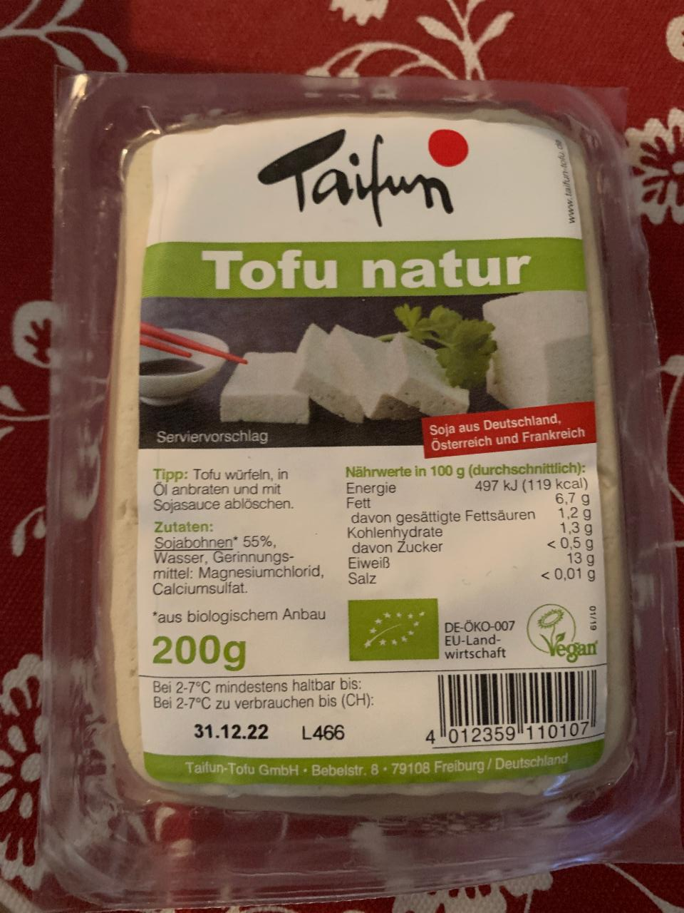 Fotografie - Tofu natur Taifun