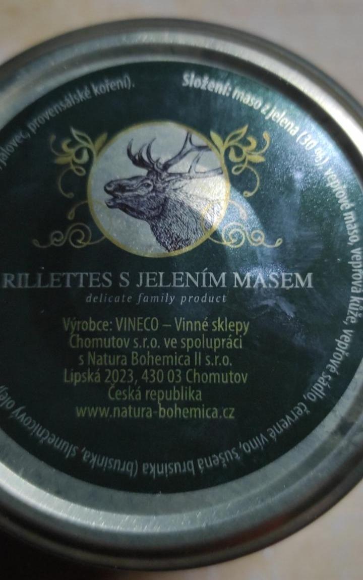 Fotografie - Rillettes s jelením masem Vineco