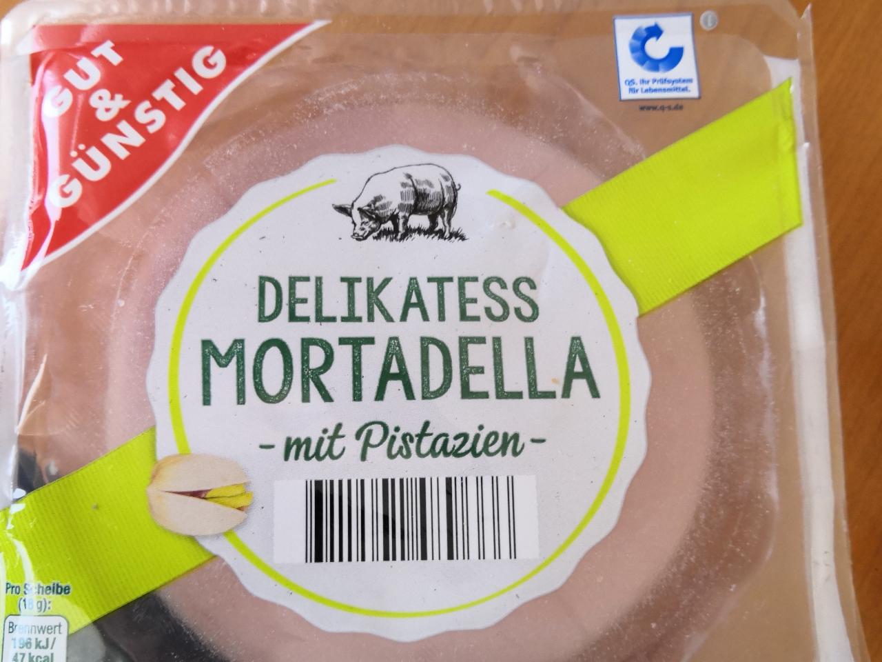 Fotografie - Delikatess Mortadella mit Pistazien Gut & Günstig