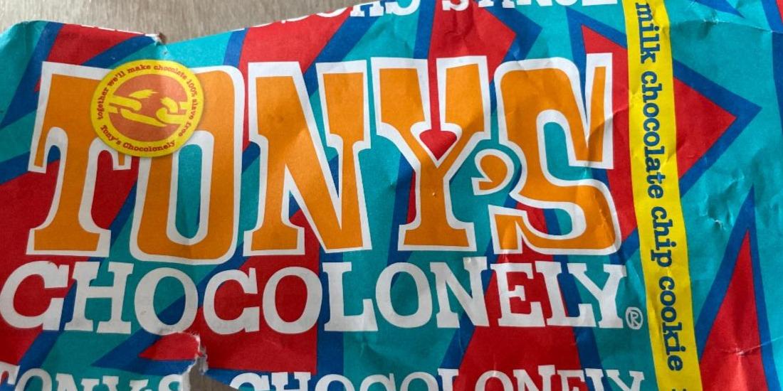 Fotografie - Milk chocolate chip cookie Tony's Chocolonely