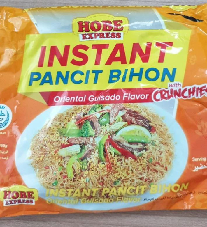 Fotografie - Instant Pancit bihon Oriental Guisado Flavor Hobe Express