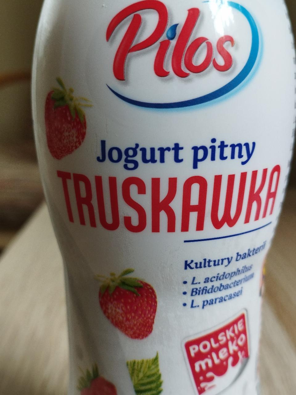 Fotografie - Jogurt pitny Truskawka Pilos