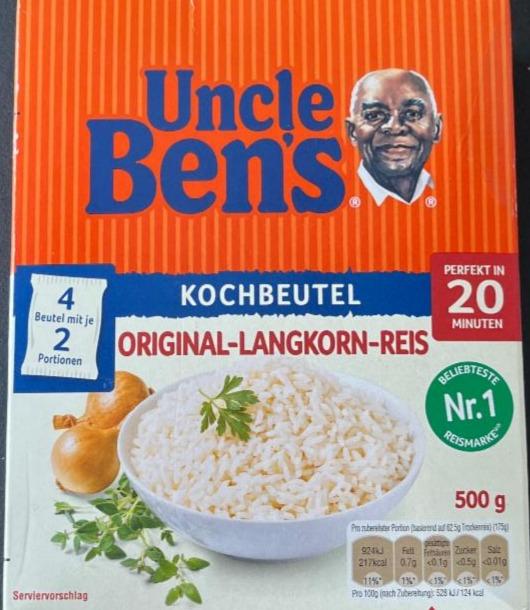 Fotografie - Original Langkorn Reis Uncle Ben's