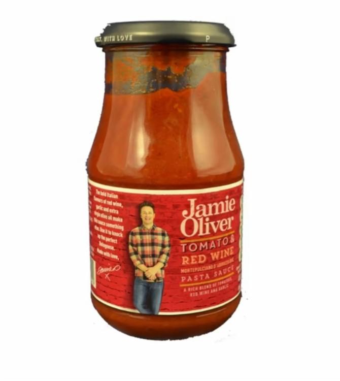 Fotografie - Pasta sauce rajčata & italské červené víno Jamie Oliver