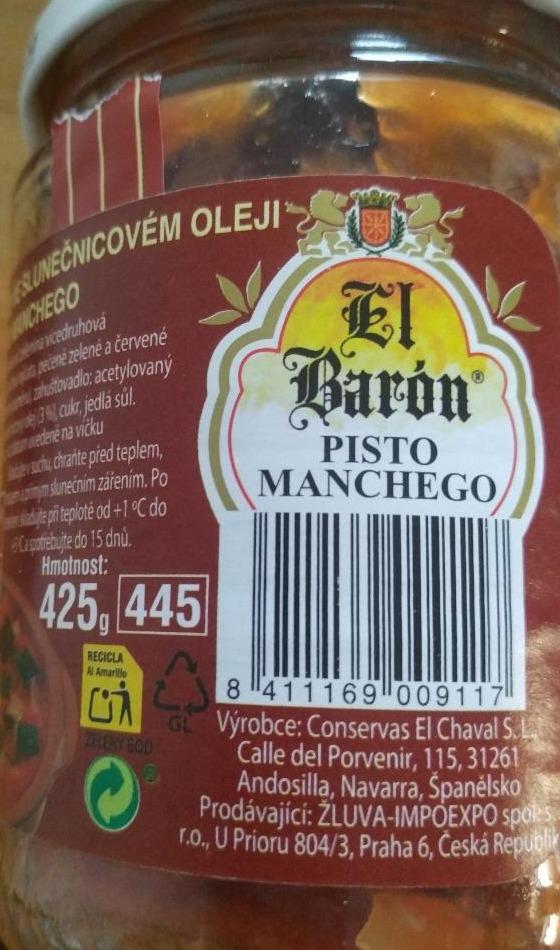 Fotografie - Pisto Manchego zeleninová směs ve slunečnicovém oleji El Barón