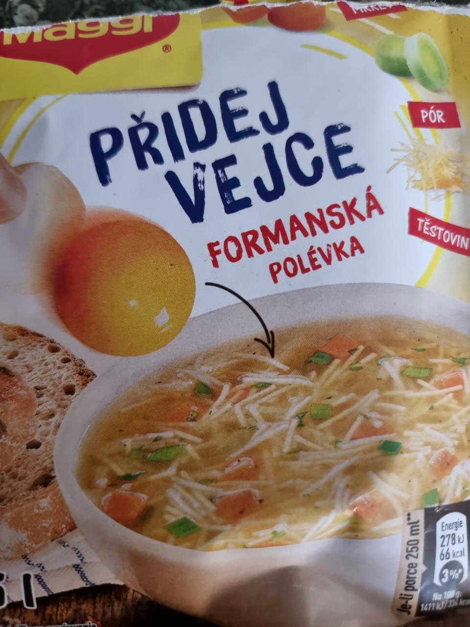 Fotografie - Maggi Přidej vejce formanská polévka, dehydratovaný výrobek