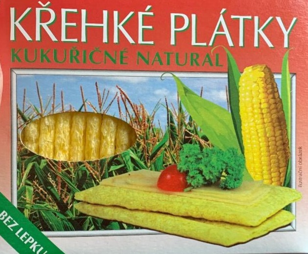 Fotografie - Křehké plátky kukuřičné natural Michelské pekárny