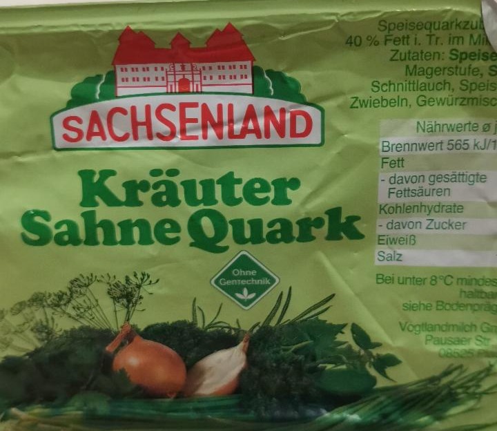 Fotografie - Kräuter Sáhne Quark Sachsenland