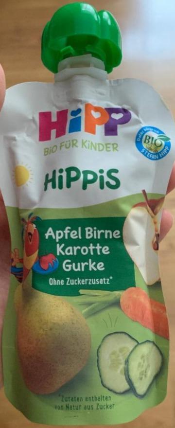 Fotografie - Hippis Apfel Birne Karotte Gurke Hipp