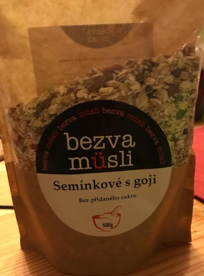 Fotografie - Bezva müsli Semínkové s goji bez přidaného cukru Bezva zdraví