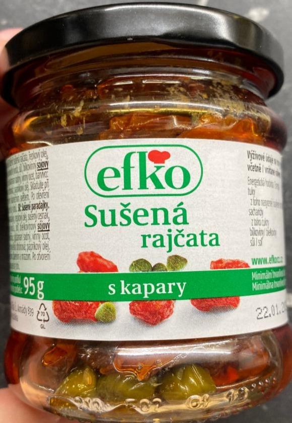 Fotografie - Sušená rajčata s kapary Efko