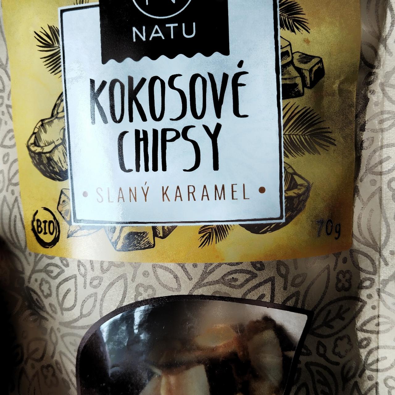 Fotografie - Bio Kokosové chipsy slaný karamel Natu