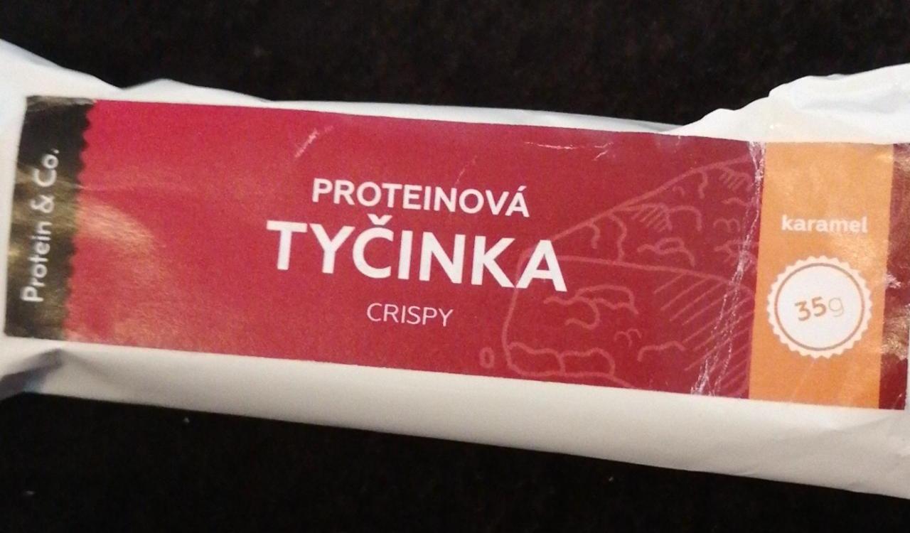 Fotografie - Proteinová tyčinka Crispy Caramel Protein & Co.